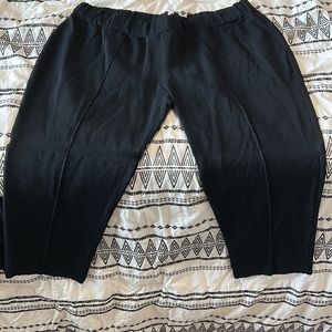 Haute Fox capri slacks, black, 3X